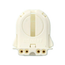 Medium Base, T8 Only Bi-pin, Fluorescent Lampholder, Extra-low Profile (White)