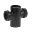 4" x 1-1/2" NH35 Cast Iron No-Hub Sanitary Tapped Cross