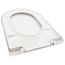 Starck 3 Elongated Closed-Front Toilet Seat (White)
