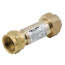 1" x 3/4" LF7R10-U2L Dual Check Valve, 4-1/2" Length, Lead Free (Female Meter x FNPT)