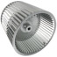 10-5/8" Double Inlet Blower Wheel with A Series Belt Drive (3/4" Bore)