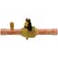 3/4" ODF Sweat Ball Valve w/ Port