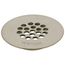 IdealLav Lavatory Drain Brass Replacement Grid Strainer (Brushed Nickel)