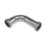 2" x 5" x 7" Tank Elbow, Brass, 22 Gauge (Chrome-Plated)