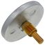 LFTB-4-2 32-248 1/2" Center Back Entry Bimetal Thermometer, 32 To 248 degree F, 2" Probe (4" Dial)