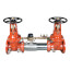 4" 757 Double Check Detector Assembly, Lead Free (757DCDA-OSY-CFM)