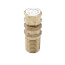 1/4" Brass Test Plug, Lead Free (EPDM)