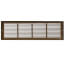 24" x 6" Golden Sand Baseboard Return Air Grille (657 Series)