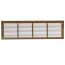 24" x 6" Golden Sand Baseboard Return Air Grille (657 Series)