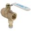 3/4" LFBRVM1 Threaded x Threaded x Compression Combination Ball Valve and Relief Valve, 125 PSI (Lead Free)