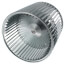 10-5/8" Concave Double Inlet Blower Wheel w/ Direct Drive, CW (1/2" Bore)