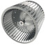 9-1/2" Convex Double Inlet Blower Wheel with Direct Drive, CW (1/2" Bore)
