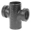 3" x 2" Service Weight Cast Iron Sanitary Cross