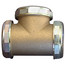 1-1/2" 3 Way Tee - Rough Brass