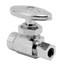 1/2" Nominal Sweat x 3/8" OD Compression Straight Stop Valve - LF892011, No Lead (Rough Brass)