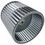 12-5/8" Concave Double Inlet Blower Wheel with Direct Drive, CW (1/2" Bore)