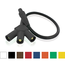 16 Series Cam-Type Taper Nose Reverse "Soft" 3-Fer, Female plug to Male/Male/Male Tri-tap, 24" Cable Length, 4/0, 400A Max (Green)