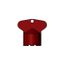Vandal Resistant Cache Key for M21.5x1 Threads (Red), 020674-45
