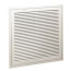 25" x 14" (Wall Opening Size) White Steel Fixed-Bar Filter Grille (96AFB Series)