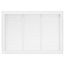 30" x 20" (Wall Opening Size) White Steel Fixed-Bar Filter Grille (96AFB Series)