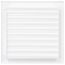 10" x 10" (Wall Opening Size) White Sidewall/Ceiling Register (A614MS Series)