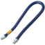 Model 1675BPQR48 3/4" ID (1" OD) Blue Hose Moveable Foodservice Gas Connector (48" Length)