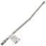 Model 20-3132-36 3/8" ID (1/2" OD) Stainless Steel Gas Connector 1/2" MIP x 1/2" FIP (36" Length)