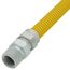 Model 20C-3132-24 3/8" ID (1/2" OD) Coated Stainless Steel Gas Connector 1/2" MIP x 1/2" FIP (24" Length)