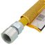 Model 20C-3132-24 3/8" ID (1/2" OD) Coated Stainless Steel Gas Connector 1/2" MIP x 1/2" FIP (24" Length)