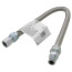 Model 30-3132-24 1/2" ID (5/8" OD) Stainless Steel Gas Connector 1/2" MIP x 1/2" FIP (24" Length)