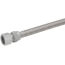 Model 30-3142-60 1/2" ID (5/8" OD) Stainless Steel Gas Connector 1/2" MIP x 3/4" FIP (60" Length)