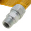 Model 30C-3132-48 1/2" ID (5/8" OD) Coated Stainless Steel Gas Connector 1/2" MIP x 1/2" FIP (48" Length)
