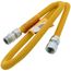 Model 30C-4142-48 1/2" ID (5/8" OD) Coated Stainless Steel Gas Connector 3/4" MIP x 3/4" FIP (48" Length)