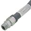Model 41-4142-36 3/4" ID (1" OD) PVC Coated High BTU SS Gas Connector 3/4" MIP x FIP (36" Length)