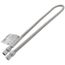 Model 20-2222-48 3/8" ID (1/2" OD) Stainless Steel Gas Connector 3/8" FIP x FIP (48" Length)
