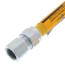 Model 30C-3232-24 1/2" ID (5/8" OD) Coated Stainless Steel Gas Connector 1/2" FIP (24" Length)