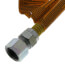 Model 30C-4242-24 1/2" ID (5/8" OD) Coated Stainless Steel Gas Connector 3/4" FIP (24" Length)