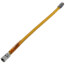 Model 30C-4142-24 1/2" ID (5/8" OD) Coated Stainless Steel Gas Connector 3/4" MIP x FIP (24" Length)
