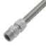 Model 30-4141-48 1/2" ID (5/8" OD) Stainless Steel Gas Connector 3/4" MIP (48" Length)