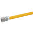 Model 20C-3132-60 3/8" ID (1/2" OD) Coated Stainless Steel Gas Connector 1/2" MIP x 1/2" FIP (60" Length)