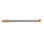 Model 41-4142-18 3/4" ID (1" OD) High BTU Stainless Steel Gas Connector 3/4" MIP x FIP (18" Length)
