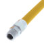 Model 40C-4141-36 3/4" ID (1" OD) High BTU Coated Stainless Steel Gas Connector 3/4" MIP (36" Length)