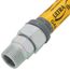 Model 20-3131-48, 3/8" ID (1/2" OD) Stainless Steel Gas Connector 1/2" MIP x 1/2" MIP (48" Length)