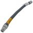 Model 51-5152-24 1" ID (1-1/4" OD) PVC Coated High BTU SS Gas Connector 1" MIP x FIP (24" Length)