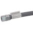 Model 51-5152-36 1" ID (1-1/4" OD) PVC Coated High BTU SS Gas Connector 1" MIP x FIP (36" Length)