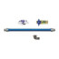 Model 1650BPQR48 1/2" ID (5/8" OD) Blue Hose Moveable Foodservice Gas Connector (48" Length)