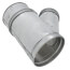 6" x 6" x 4" B Wye Gas Vent (6RYF64)