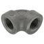 1/2" Black Cast Iron Steam 90° Elbow, Class 125