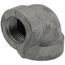 1" x 3/4" Black Cast Iron Steam 90° Elbow, Class 125