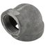 3" x 2" Black Cast Iron Steam 90° Elbow, Class 125